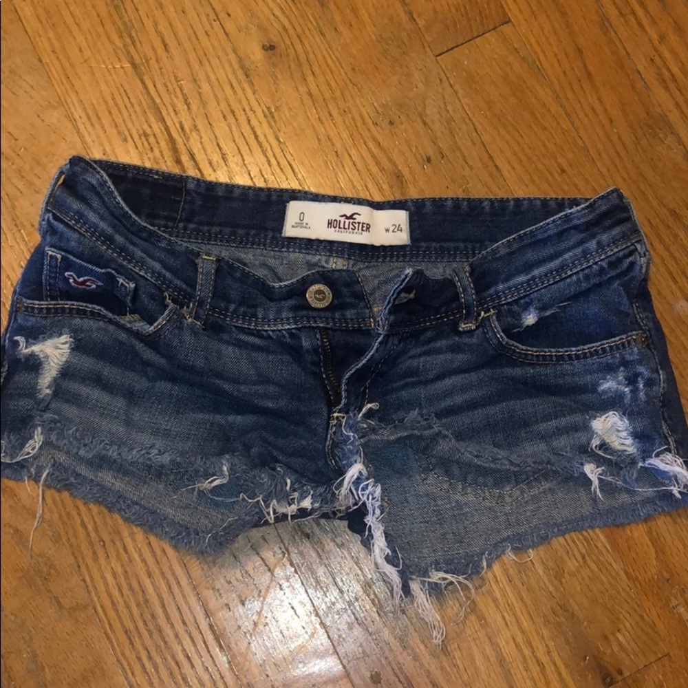Hollister jean shorts